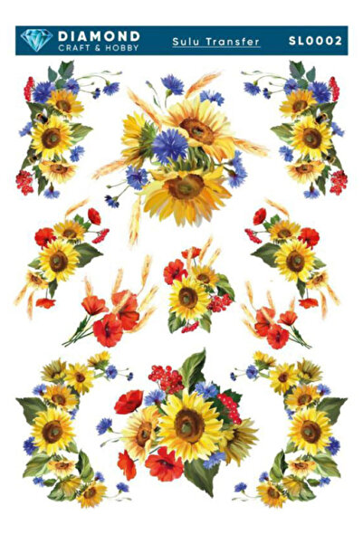 Buhobi Dimaond Sulu Transfer Kağıdı SL0002 25x35cm