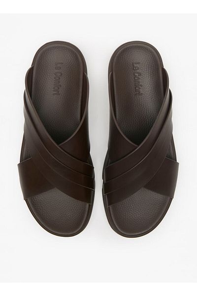 Le Confort Cross Strap Slip-On Sandals