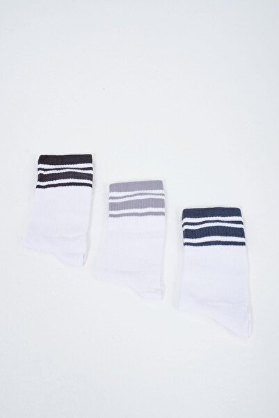 C&City Ανδρικό Σετ μακριές κάλτσες 3 τεμαχίων - Ocean