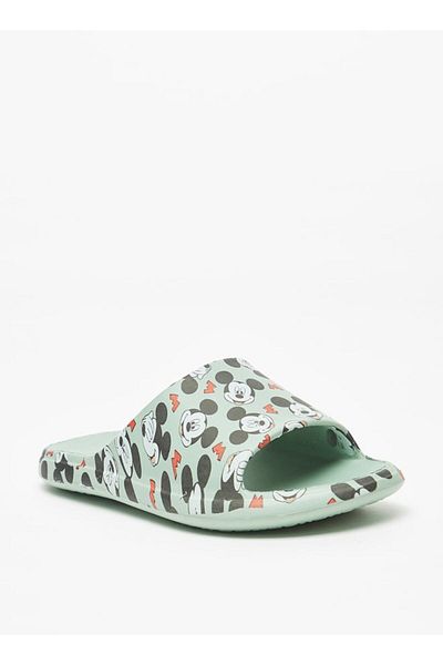 Disney All-Over Mickey Mouse Print Slip-On Slides