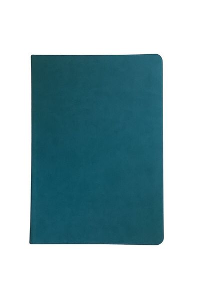 blume 14*20 cm 256 pagini Caiet albastru cu copertă flexibilă cu linii