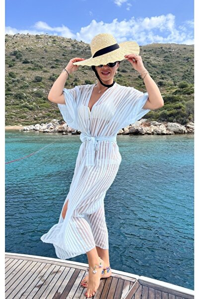 BEACHTALK Kadın Uzun Bol Kesim Kimono