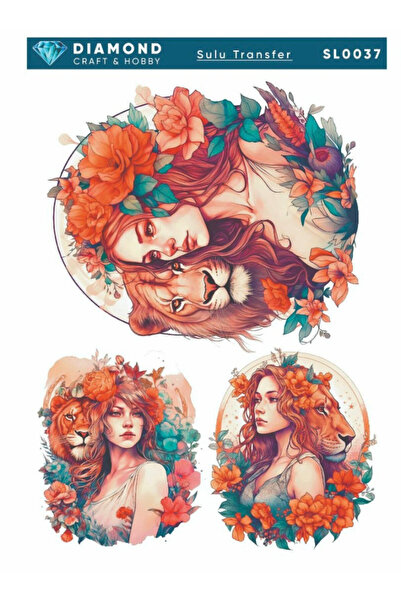 Buhobi SL0037 ورق نقل مائي من ديماوند - 25x35 سم