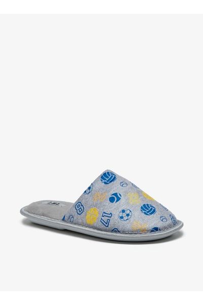 LBL by Shoexpress Graphic Print Slip-On Bedroom Mules