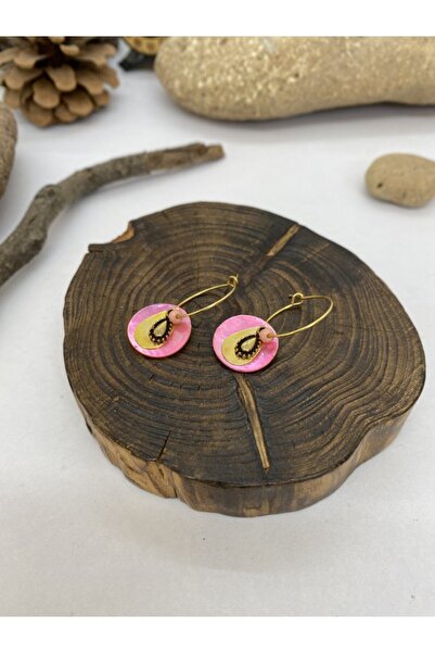 Porsuk Alternatif أقراط اللؤلؤ البوهيمي الهبي الأصيل المصنوعة يدويًا