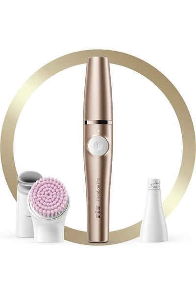 Braun Face Spa 3-in-1 - Smart head detection, 20s Treatment timer, 10 Micro Openings - Face Pro 921