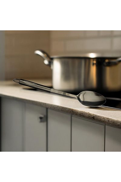 tg tek-iş global Stainless Steel Serving Spoon - Multi-purpose Soup and Garnish