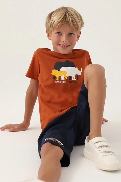 ROLY POLY 3362-G Boy Capri Set - Stronger Together