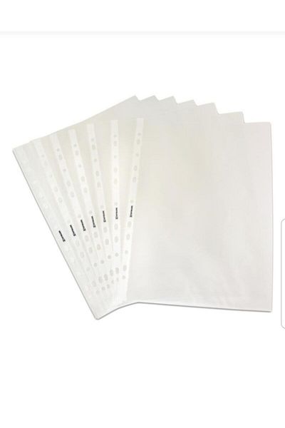 NEHAN Perforated Transparent Bag File 100 Pack