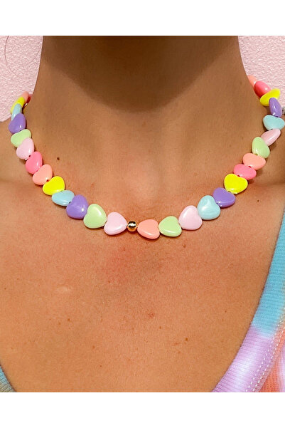 M Miel Colorful Bead Women's Necklace