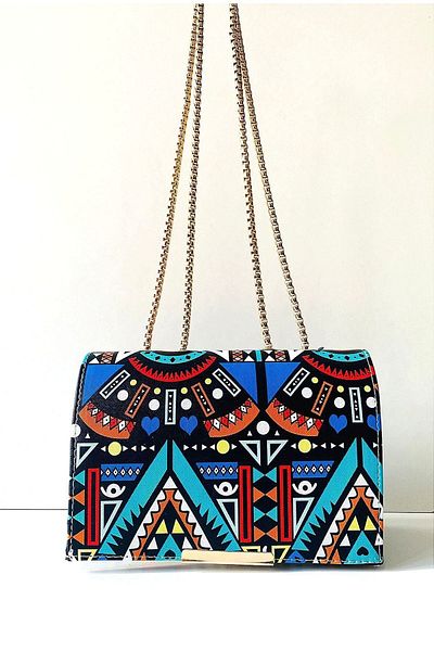 MAC&MOS Women's Mixed Color Magnetic Hand and Shoulder Bag