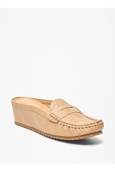 Le Confort Solid Slip-On Flatform Comfort Loafers