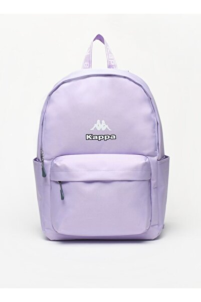 Kappa Logo Detail Backpack with Adjustable Shoulder Straps - W 15 x H 41.5 x D 28.5 cm