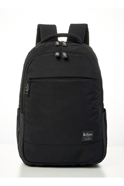 Lee Cooper Solid Backpack with Adjustable Shoulder Straps - W 34.5 x H 48 x D 16.5 cm