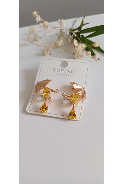 Feride Steel Earrings Women Xuping Heart Umbrella 316 L Steel Color Throw Free Guaranteed Antiallergic Cartilage