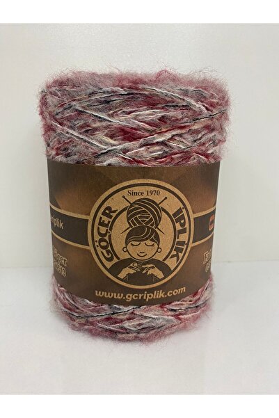 göçer Burgundy Verde Negru Gri Cremă - Moher Acryllic Visual Net 300gr