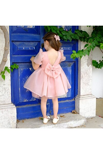 sara tasarım Thick Strap Organza Girls' Dress