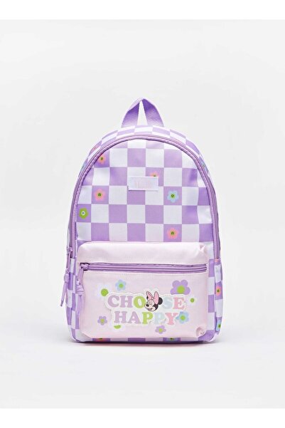 Disney حقيبة ظهر بطبعة ميني ماوس مع سحاب للإغلاق