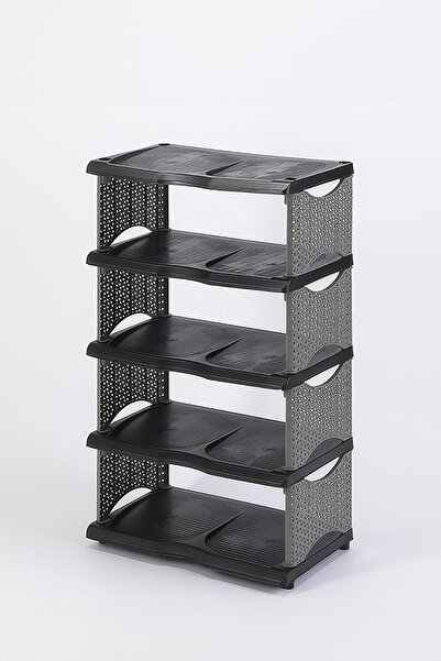 Milenay 5 Katlı Ayakkabılık - Şık ve Dayanıklı Ayakkabı Rafı - 10 Çift Ayakkabı Kapasitesi