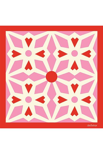 destekar Intersecting Hearts Pareo