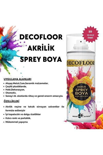 decofloor Akrilik Sprey Boya