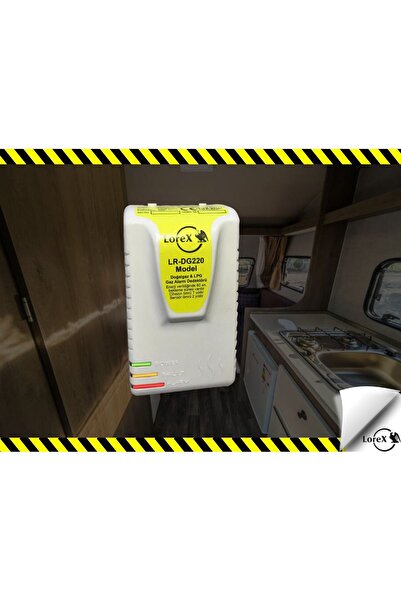 LOREX 12v/24v Tekne Karavan Gaz Alarm Dedektörü