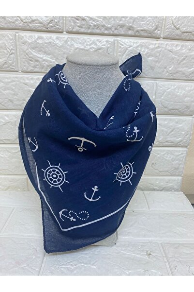 sema aksesuar Синя унісекс бавовняна бандана з малюнком морського якоря та шт...