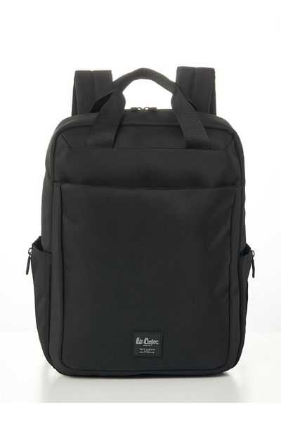 Lee Cooper Applique Backpack with Adjustable Strap and Zip Closure - 41x28x13 cm