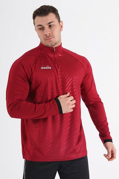 Diadora Elite Training αθλητική φόρμα μονόχρωμη Claret Red