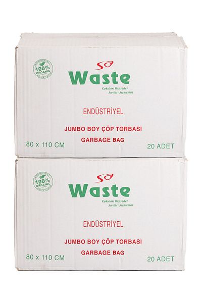 SA WASTE Jumbo Size Garbage Bag 80*110 CM 20 Pieces 2 BOX 400 PIECES