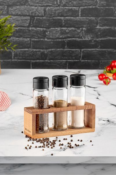 JOY KİTCHEN Lisa 3-Piece Spice Jar Set