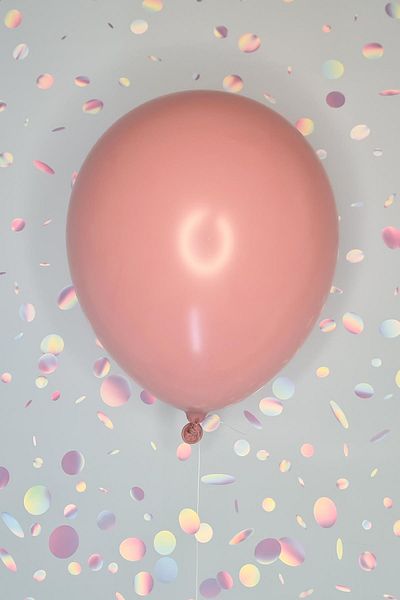 PEKSHOP Retro Rosewood Latex Balloon 12 Inch Retro Color Balloons 10 Pieces