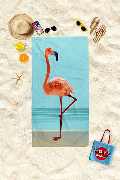 MoveBeach Πετσέτα θαλάσσης με σχέδια, πετσέτα μπάνιου