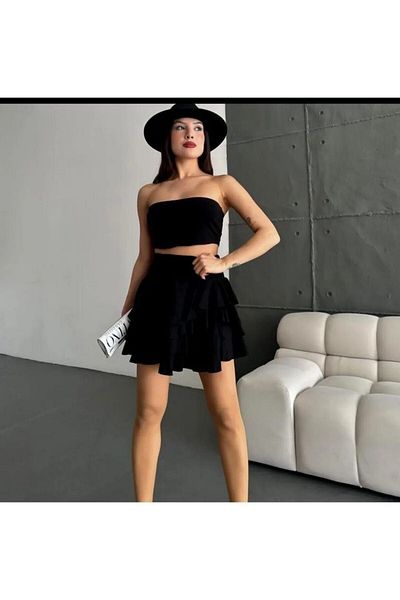 DEEFWEAR Fusta pliată înfășurată