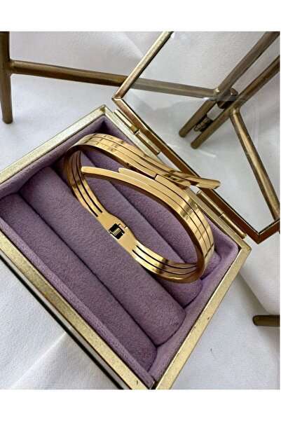 Accessories Çelik Gold Renk Kelepçe