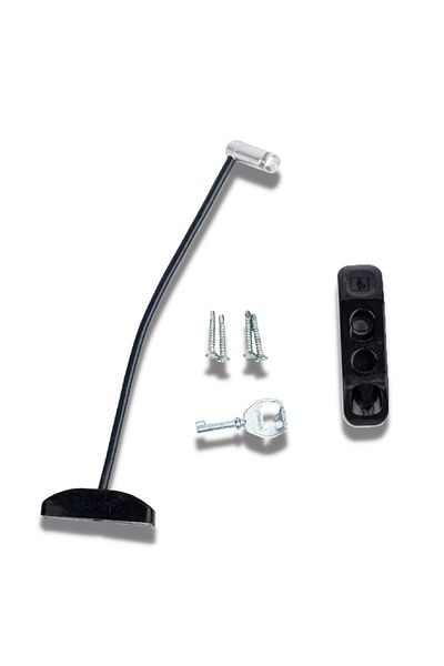 Evene Black Window Lock with Rope Children's Safety Security Burglar Pimapen PVC Door Baby Pimapen Lock