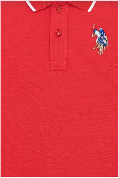 U.S. Polo Assn. Red Polo Neck Boy's T-shirt