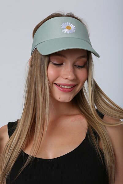 Saria Moda Pălărie de tenis pentru femei Daisy Broderie Vizor