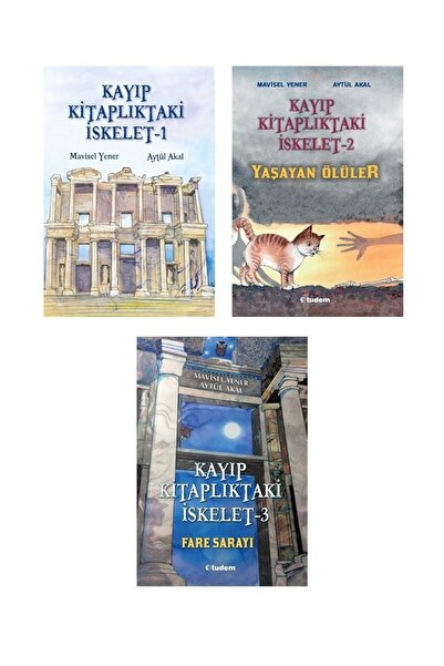 Tudem Yayınları Kayıp Kitaplıktaki Iskelet 1-2 Ve 3.üncü Kitap-3 Kitap Set
