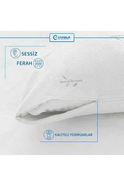 Evene Inner Pillow Case Zippered Anti-Sweat Cool Keeping Air Cushion Cover