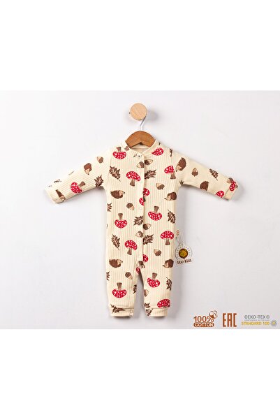 LEO KİDS بذلة أطفال للجنسين - 100% قطن عضوي، ملابس منقوشة لحديثي الولادة