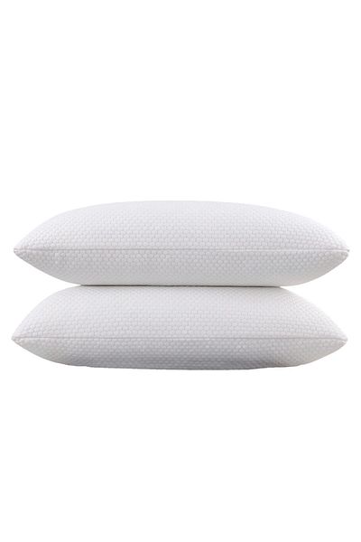 Evene Visco Pillow Orthopedic Anti-Sweat 2 Pieces Visko Sleeping Pillow Premium 100% Visco Sponge with Case
