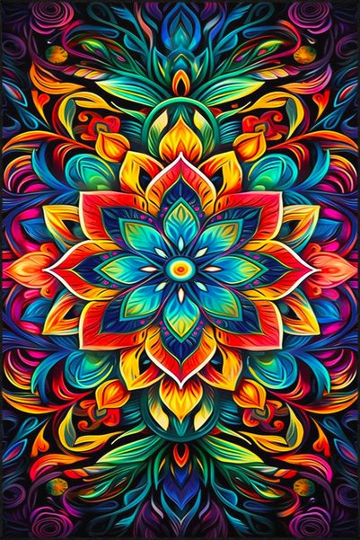 Rugs Modern Halı Πολύχρωμο υφαντό χαλί με φλοράλ μοτίβο και διακοσμητικές λεπ...