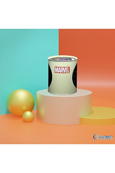 Evene Metal Para Kumbarası Açılmaz Baskılı Büyük Boy Avangers Desenli