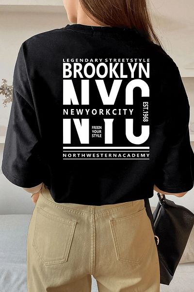 MONTANA Brooklyn Relaxed Fit Unisex Oversize T-shirt