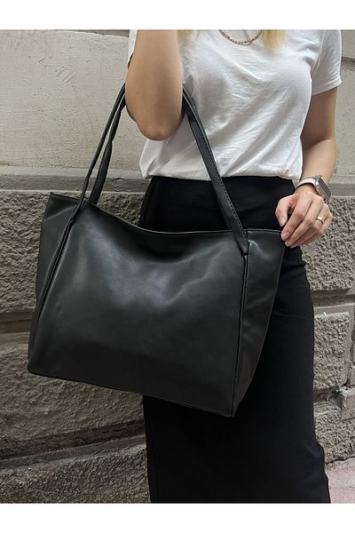 hill bag Geantă de mână și umăr din piele moale de dimensiuni mari