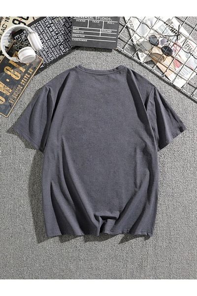 Pasage Μπλουζάκι Griland Oversize One με στάμπα γκρι