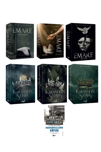 İndigo Kitap Emare Serisi Maske Sarmaşık Pusula ve Karanlığın Şehri 1, 2, 3, ...