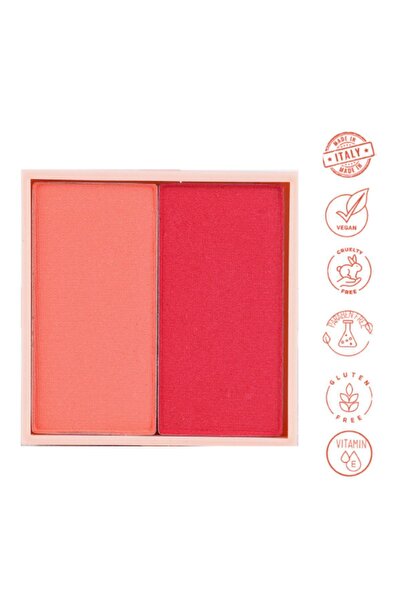Dora Joy Yedek / Refill Ikili Göz Farı 03 Living Coral Duo Eyeshadow Vegan E ...