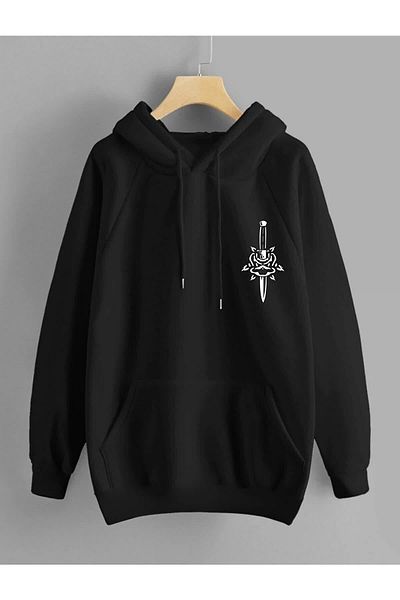 Modern Moda xf Hanorac cu glugă pentru bărbați Skull Back Print snake9